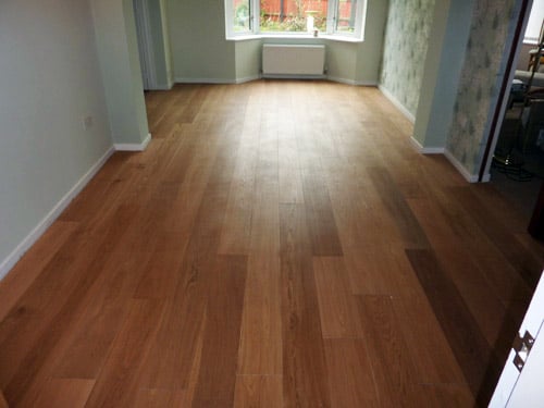 How to oil a wooden floor - finish