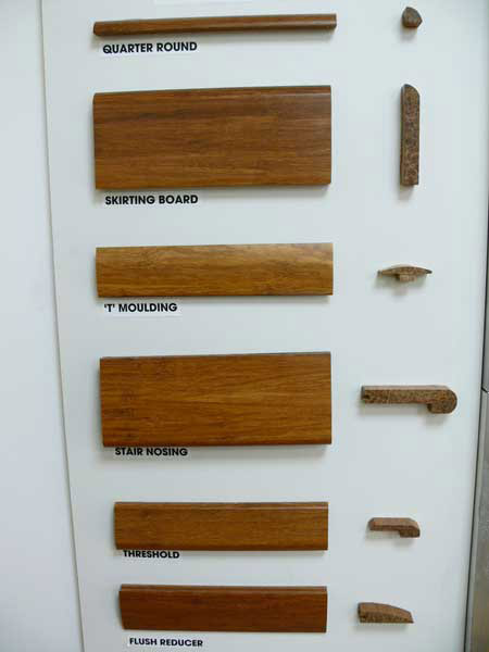 Bamboo flooring mouldings and accessories