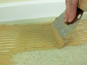 How to glue wooden flooring